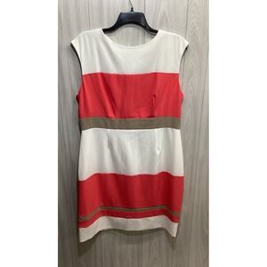 STUDIO ONE Women's (Size 18) Sleeveless Round Neck Zip Back‎ Dress Stretch